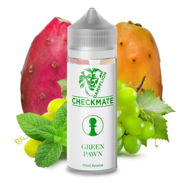 Green Pawn - Checkmate von Dampflion - 10ml Aroma in 120ml Leerflasche