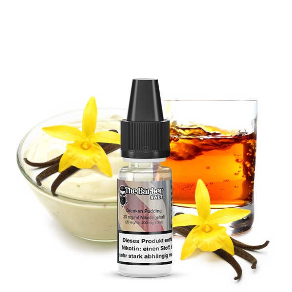 Drunken Pudding - The Barber - von Kapka´s Flava - Nikotinsalzliquid - 10ml - 20mg Nikotin