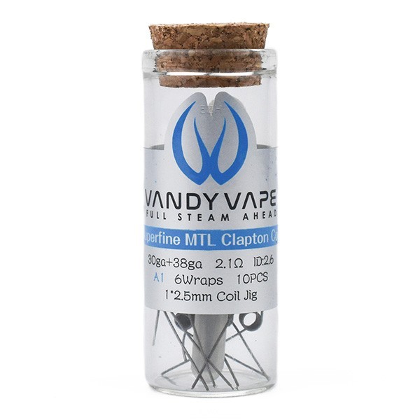 Vandy Vape Prebuilt A1 Superfine MTL Fused Clapton Coil 2,1 Ohm - P7