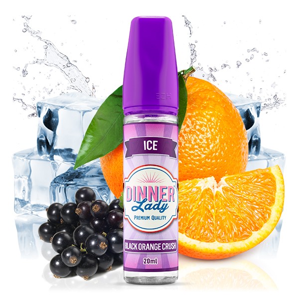 Black Orange Crush Ice - Dinner Lady - 20ml Aroma in 60ml Flasche