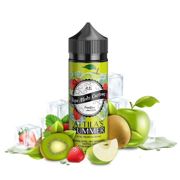 Attila's Summer - Vape Modz Customs - 30ml Aroma in 120ml Flasche