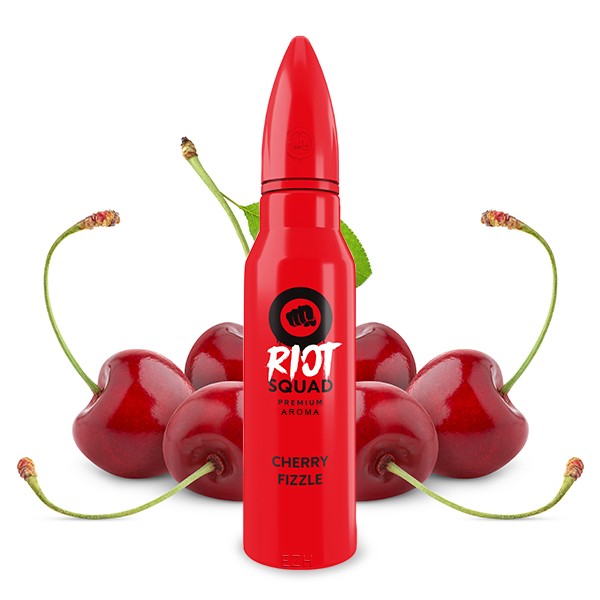 Cherry Fizzle - Riot Squad - 15ml Aroma in 60ml Flasche