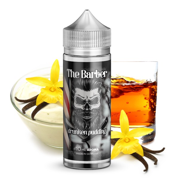 Drunken Pudding - The Barber - Kapka's Flava - 10ml in 120ml Flasche