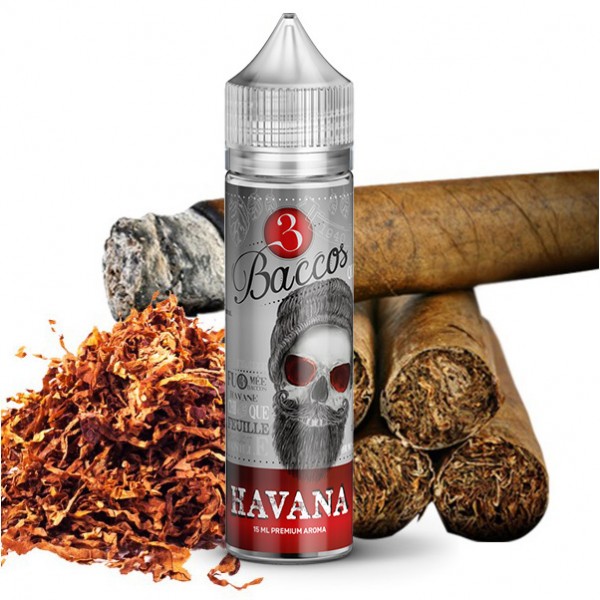 Havanaa - 3 Baccos by PGVG - 15ml Aroma in 60ml Flasche