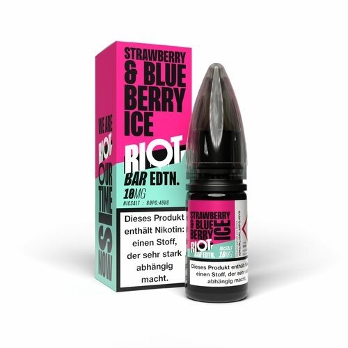 Strawberry Blueberry Ice - Riot Squad BAR EDTN - Nikotinsalzliquid - 10ml