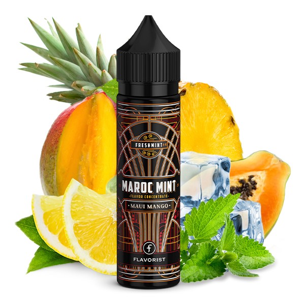 Maroc Mint Maui Mango - Flavorist - 10ml Aroma in 60ml Flasche