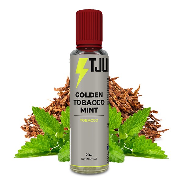 Golden Tobacco Mint - T-Juice - 20ml Aroma in 60ml Flasche