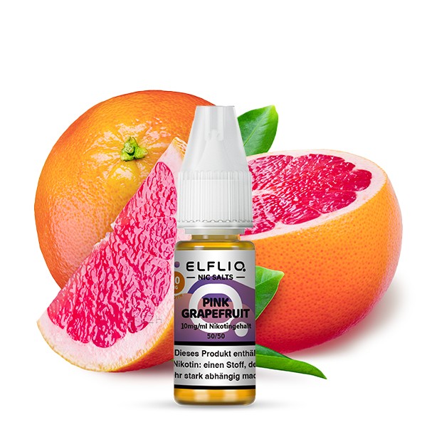 ELFLIQ Pink Grapefruit von Elfbar - Nikotinsalzliquid - 10ml