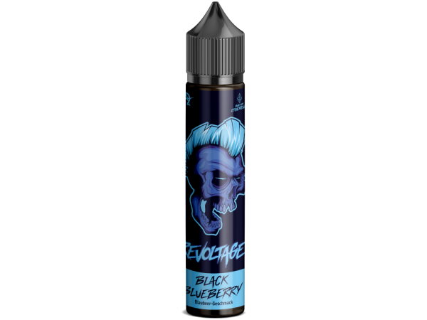 Black Blueberry - Revoltage - 15ml Aroma in 75ml Flasche