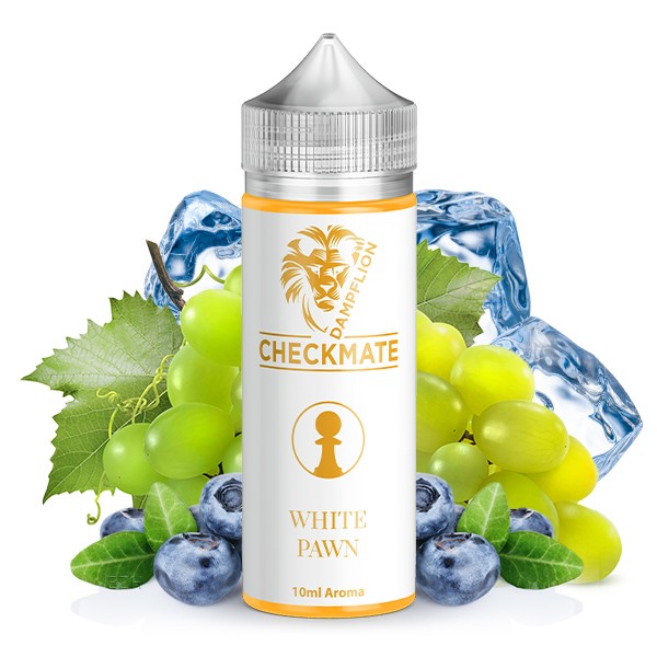 White Pawn - Checkmate von Dampflion - 10ml Aroma in 120ml Leerflasche