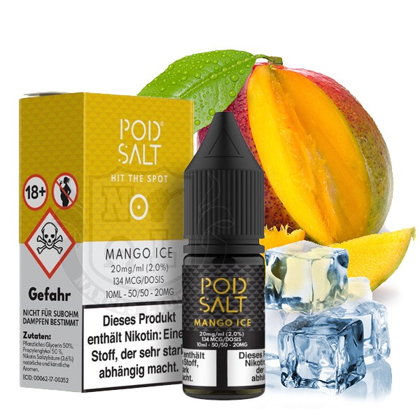 POD SALT CORE - Mango Ice - Nikotinsalz Liquid - 10ml