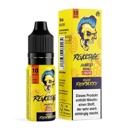 Yellow Raspberry - Revoltage - Hybrid Nic Salt - 10ml