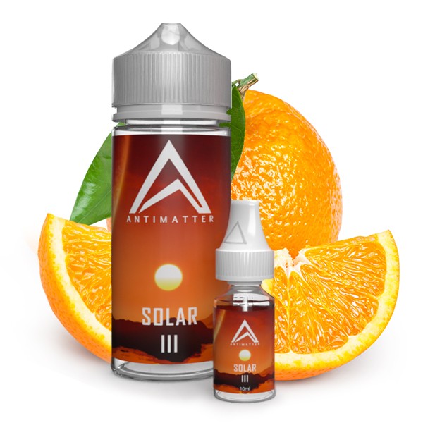 Solar III - Antimatter - 10ml Aroma in 120ml Leerflasche