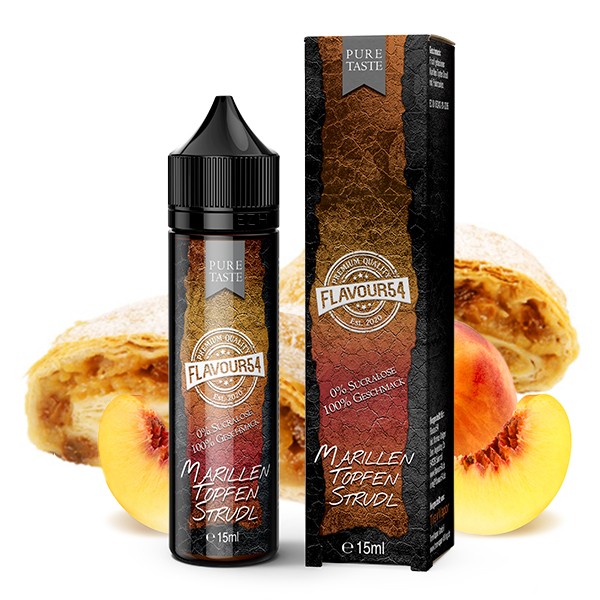 Marillen Topfen Strudl - Flavour54 - 15ml Aroma in 60ml Flasche