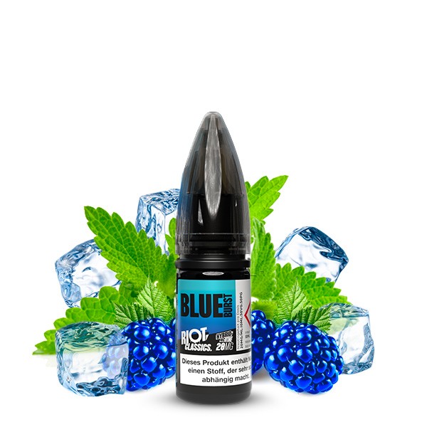 Blue Burst - Riot Salt Classics - Hybrid Nic Salt - 10ml