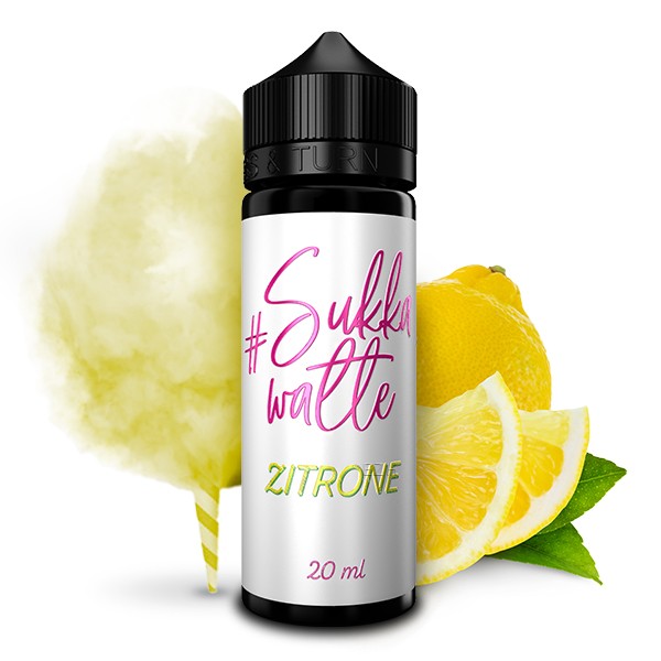Sukkawatte Zitrone - Hashtag - 20 ml Aroma in 120 ml Flasche