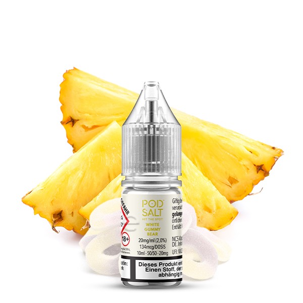 POD SALT XTRA - White Gummy Bear - Nikotinsalz Liquid - 10ml