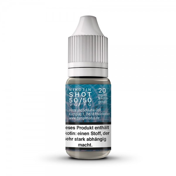 Nikotinshot VG/PG 50/50 - DAMPFMODUS - 20mg