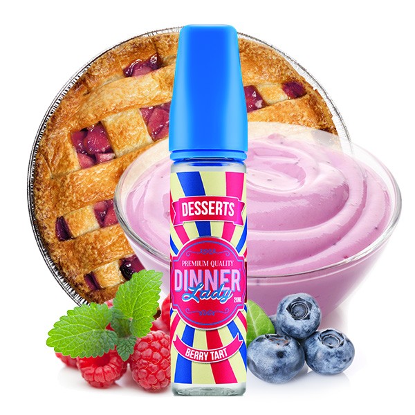 Berry Tart - Dinner Lady - Longfill Aroma - 20ml Aroma in 60ml Flasche
