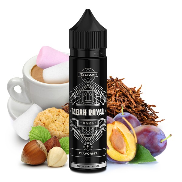 Tabak Royal Dark - Flavorist - 10ml Aroma in 60ml Flasche