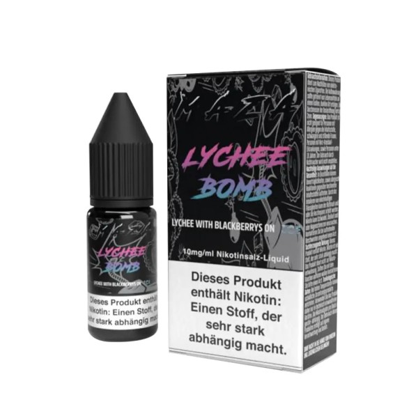 Lychee Bomb von MaZa - 10 mg Nikotinsalz Liquid - 10ml