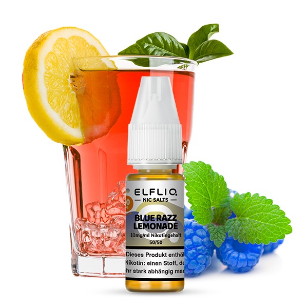 ELFLIQ Blue Razz Lemonade von Elfbar - Nikotinsalzliquid - 10ml