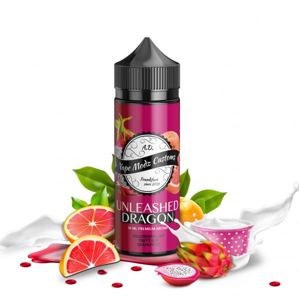 Unleashed Dragon - Vape Modz Customs - 30ml Aroma in 120ml Flasche