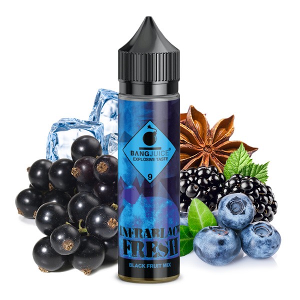 Infrablack Fresh - Bang Juice - 15ml Aroma in 60ml Flasche