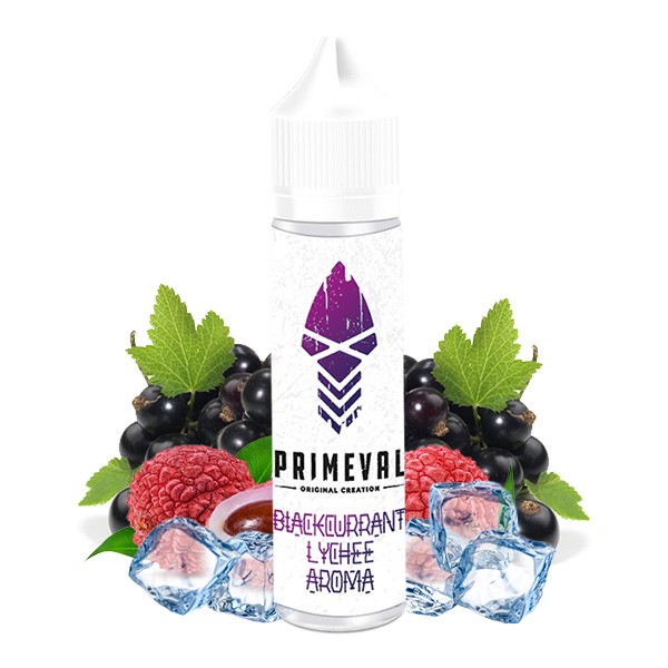 Blackcurrant Lychee - Primeval - 10 ml Aroma in 60 ml Flasche