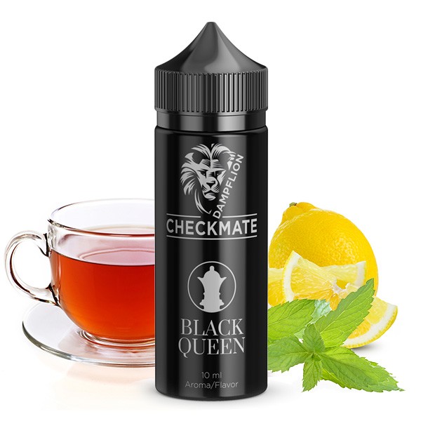 Black Queen - Checkmate von Dampflion - 10ml Aroma in 120ml Leerflasche