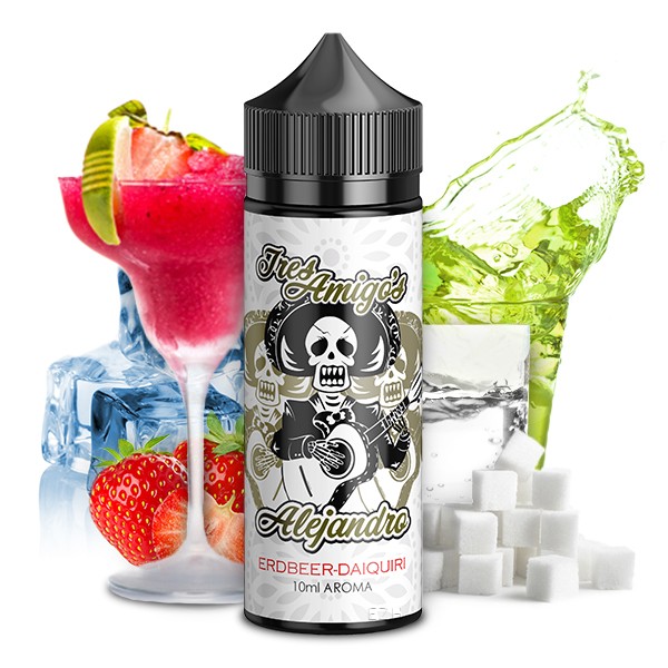 Alejandro - Tres Amigos - 10ml Aroma in 120ml Flasche