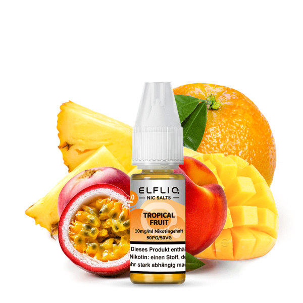 ELFLIQ Tropical Fruit von Elfbar - Nikotinsalzliquid - 10ml