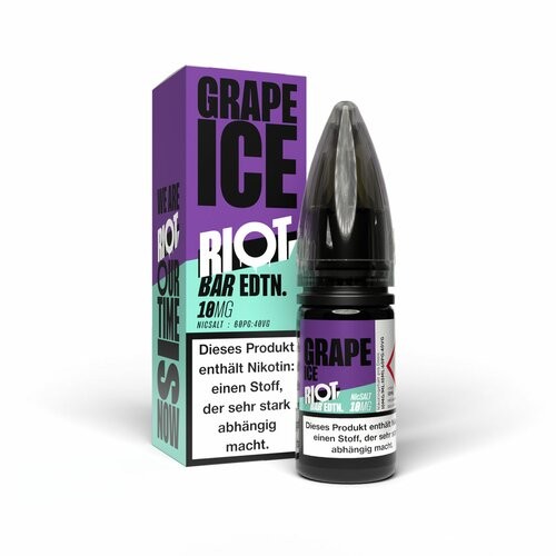 Grape Ice - Riot Squad BAR EDTN - Nikotinsalzliquid - 10ml