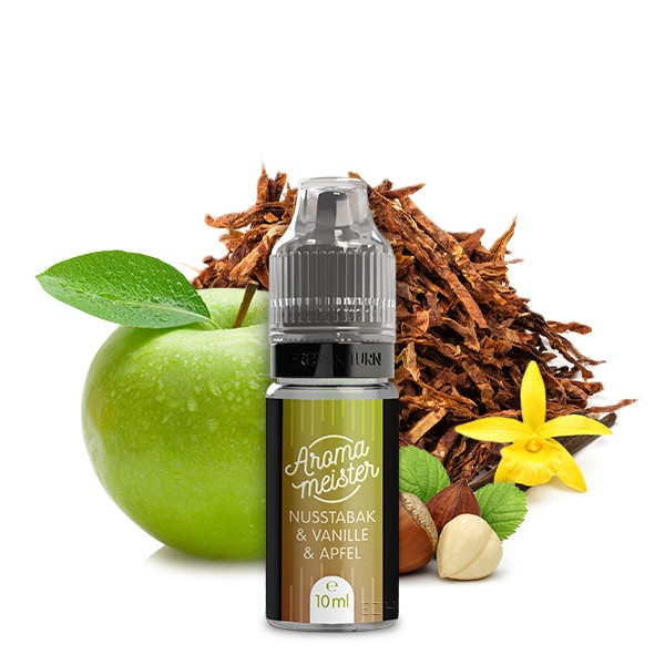 Nusstabak & Vanille & Apfel Aroma von Aromameister - 10 ml