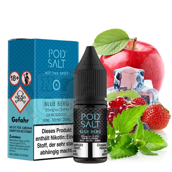 POD SALT CORE - Blue Berg - Nikotinsalz Liquid - 10ml