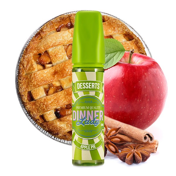 Apple Pie - Dinner Lady - Longfill Aroma - 20ml Aroma in 60ml Flasche