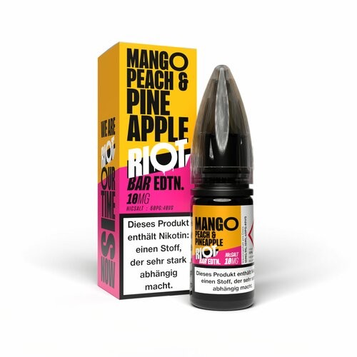 Mango Peach Pineapple - Riot Squad BAR EDTN - Nikotinsalzliquid - 10ml