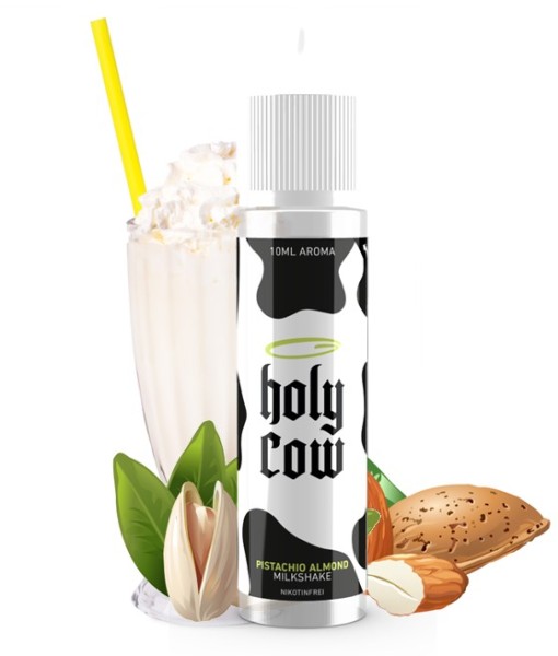 Pistachio Almond Milkshake - Holy Cow - 10 ml Aroma in 60 ml Flasche