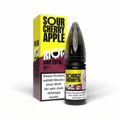 Sour Cherry Apple - Riot Squad BAR EDTN - Nikotinsalzliquid - 10ml