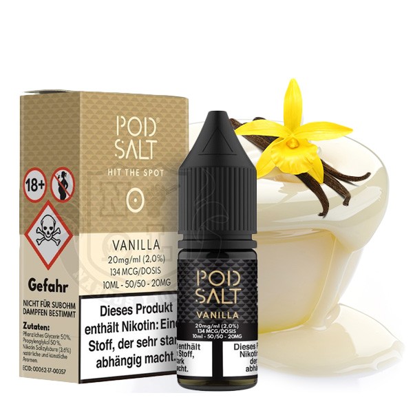 POD SALT CORE - Vanilla - Nikotinsalz Liquid - 10ml