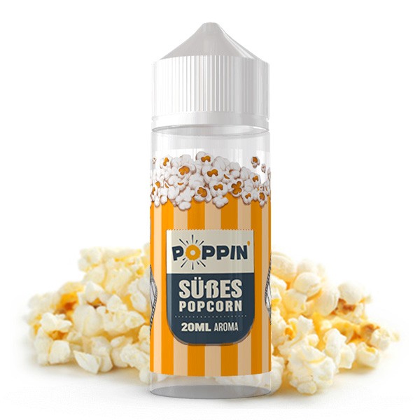 Süßes Popcorn - Poppin - 20ml Aroma in 120ml Flasche