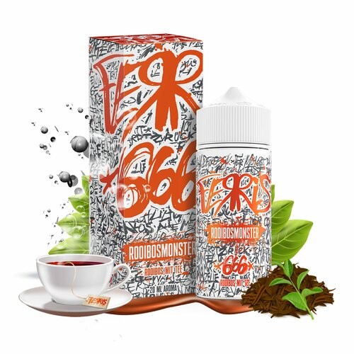 Rooibosmonster - Ferris 666 Serie by BAREHEAD - 20ml Aroma in 100ml Flasche