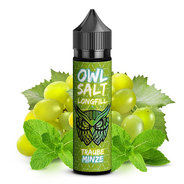 Traube Minze - Overdosed - OWL Salt - 10ml Aroma in 60ml Flasche