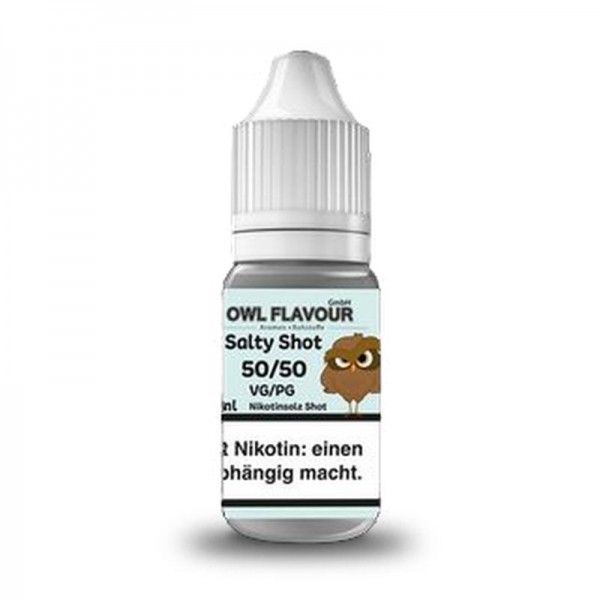 Nikotinsalzshot VG/PG 50/50 - OWL - 10ml Flasche - 20mg