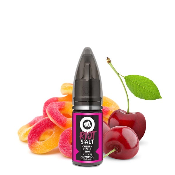Cherry Fizzle - Riot Salt - Hybrid Nic Salt - 10ml - 5mg
