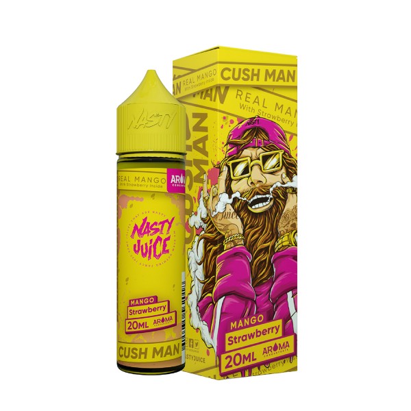 Mango Strawberry - Cush Man Series - Nasty Juice - 20ml Aroma in 60ml Flasche