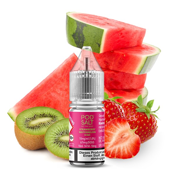 POD SALT XTRA - Strawberry Watermelon Kiwi - Nikotinsalz Liquid - 10ml