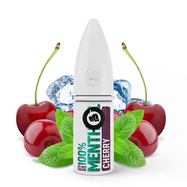 Menthol Cherry - Riot Salt 100% Menthol - Hybrid Nic Salt - 10ml