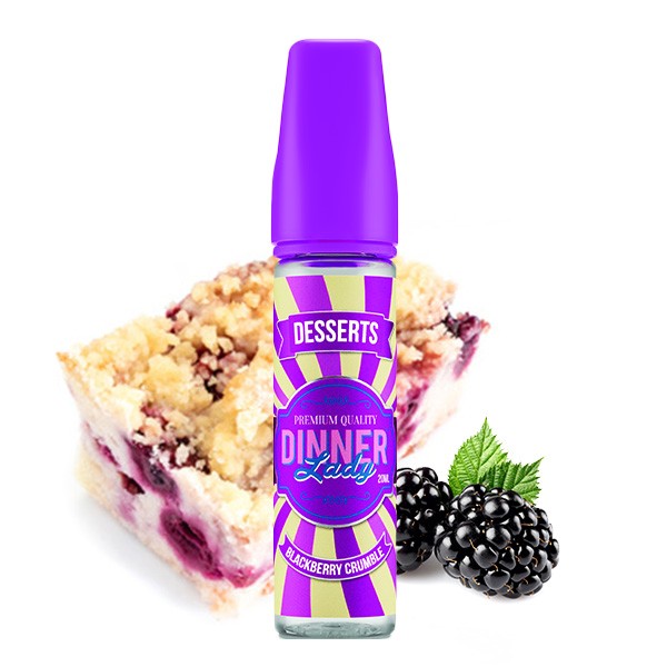 Blackberry Crumble - Dinner Lady - Longfill Aroma - 20ml Aroma in 60ml Flasche