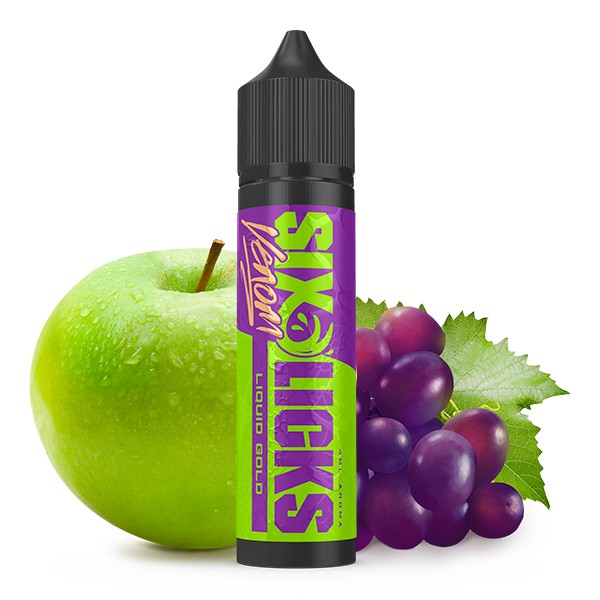 Liquid Gold - Six Licks Venom - 4ml Aroma in 60ml Flasche
